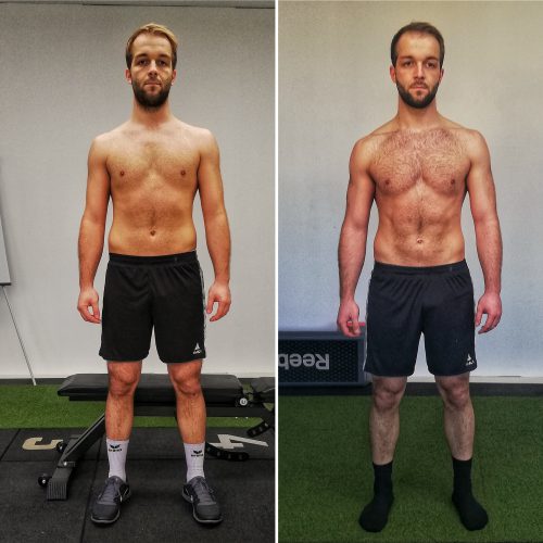 Personal Training Vorher Nacher